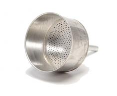 Creative Tops-Vassoio in Acciaio Inox per caffÃ¨ Espresso La di Ricambio per caffettiera da 3 Tazze, Imbuto, Colore: Multicolore