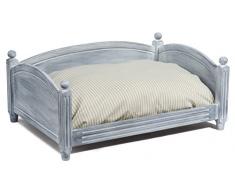 Prestige Wicker Stile Shabby Chic in Legno Lusso Letto per Cani, Grande
