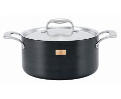 Beka Marco Pierre White in Alluminio anodizzato Duro con Base in Rame 24 cm Casseruola + Coperchio