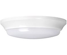 Airam 4116137 Rio Plafoniera a LED Circolare 12 W, Bianco, 305 x 80 mm