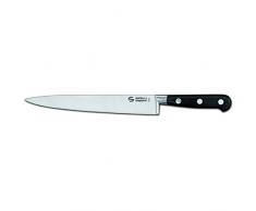 Sanelli Ambrogio Chef Coltello Affettare, 20 cm, Acciaio Inox, Grigio