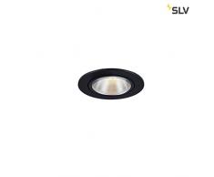 SLV kaholo soffitto lampada da incasso, bachelite, Nero