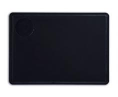 Arcos Tavola di Servizio - Tavola di Servizio - Resina e Fibra di cellulosa 33 x 23 cm e 6,5 mm Spessore - Colore Nero