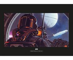 Komar - Quadro da Parete Star Wars Classic RMQ Tie-Fighter Pilot, per cameretta dei Bambini, Decorazione, Stampa Senza Cornice, Disponibile in 3 Misure, Multicolore, WB158-70x50