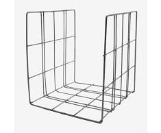 Better & Best 3081510, Portariviste Decorativo, Ferro, Grigio, Unico