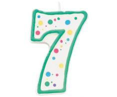 Wilton Candela Numeral 7, Green