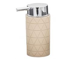 RIDDER Orient - Dispenser per Sapone in ABS (acrilonitrile-butadiene-stirene), Beige, ca. 7 x 7 x 14,9 cm