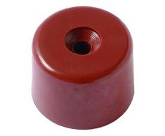 Brinox Fermaporta Basso con Vite, Ver Portascopino, Bianco, 2Â x 2.9Â x 2.9Â cm