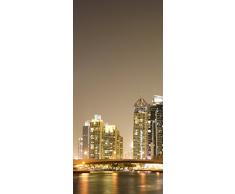 ID PeelitStickit-002 60 x 130 cm, Altezza Dubai Marina City, di Alta qualitÃ , Carta da Parati, in Vinile, da Parete