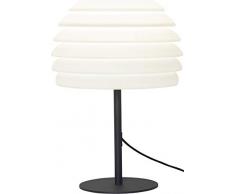 Star Gardenlight - Lampada da giardino in metallo, 50 x 37 cm, colore: Bianco/Nero