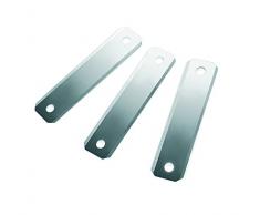 IBILI 753550Â Set di 3Â Lame pelapatate di asparagi, Acciaio Inox, Argento, 7Â x 2Â x 1Â cm