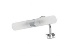 Tiger Enif Lampada per specchiera LED, Cromato, 20,5x8,3x14,7 cm