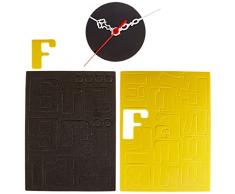 Asir Group LLC 3duhr-9 Clocky Decorativa Orologio da Parete, Multicolore