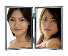 ZEP Versilberter Cornice 2 Foto 13x18 cm, Argento, con Decorazioni frastagliate