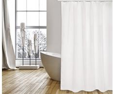 MSV cotexsa by Premium Anti Muffa Tenda per Doccia â Antibatterica, Lavabile, 100% Impermeabile, con 12 Anelli, Uni Made in Spain, Poliestere, Rosa, 180 x 200 cm