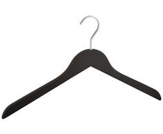 Wenko 14267100 Gruccia Paris Nero - gruccia Appendiabiti, Legno, 44 x 25 x 1.2 cm, Nero