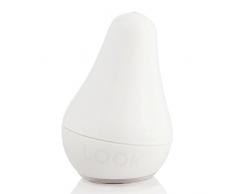 FINUM - Macina-spezie, Scritta: Look Touch Taste, Colore: Bianco