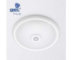 GSC Evolution Plafoniera LED con sensore 16 W 6000 K, bianco, 290 x 290 x 60 mm