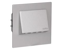 LEDIX 11Â âÂ 221Â âÂ 11, lampada LED da parete, Alluminio, Argento, 7,3Â x 7,3Â x 4,75Â cm