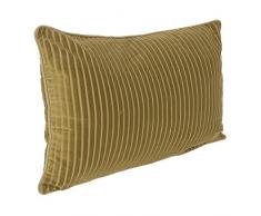 Cala Living Custodia Cuscino Effetto Velluto A Coste, Cotone, Verde, Singolo, 60Â x 40Â x 3Â cm