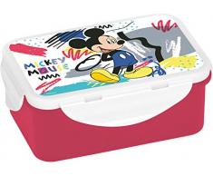 Disney Mickey Mouse - Contenitore per Il Pranzo, in Polipropilene, Multicolore, 16 x 10,5 x 6,5 cm