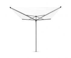 Brabantia Topspinner Stendibiancheria da Esterno, 50 m, Metallic Grey