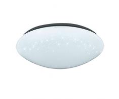 Plafoniera LED DOME SMD da soffitto V-TAC 24W 1680LM 120° circolare con cover effetto cielo stellato VT-8064 – SKU 1380 Bianco Naturale 4000K