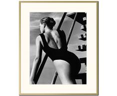 Jacob Baden Stampa con Cornice Piscina View II, Multicolore