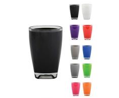 MSV Bicchiere Acrilico, Colore: Nero