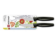 Wüsthof 9343 - tre Zack Set di coltelli verdura - oppure spelucchino 9343 Nero