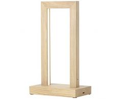 Brilliant Solida Lampada da Tavolo a LED, dimmerabile, Color Legno