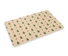 Villa dEste Home Tivoli 2190888 Set 6 Xmas Tree Tovaglietta Rettangolare, Multicolor, Taglia Unica