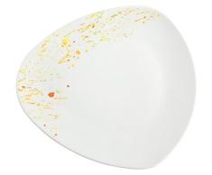 Seltmann Weiden, Piatto Piano da Colazione, 22,5 cm, Serie Coffe-E-Motion Color Splashes