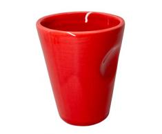 NERTHUS FIH 485 Tazza di Porcellana per Espresso in Colore Red