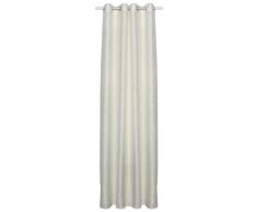 Home fashion 51239Â âÂ 502Â âÂ H: 245Â x l: 130Â cm Tenda con Occhielli, Dekostoff, CrÃ¨me