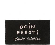 laroom 13240 – Zerbino Ogin erroti, Zerbino dislexikoa, Colore: Nero