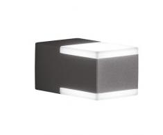Trio Leuchten Trio 229860242 Lampada da Parete per Esterni, 7x12x6 cm, Antracite