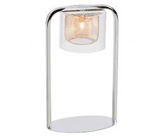 Brilliant 18048/79Â Magic lampada da tavolo, metallo/vetro, G9, 28Â W, cromo