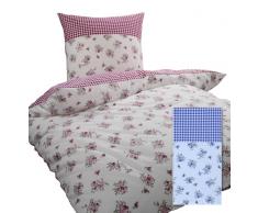 Dyckhoff - Corredo Letto Frottier, Cotone/Tessuti Misti, Blu, 155 cm x 220 cm