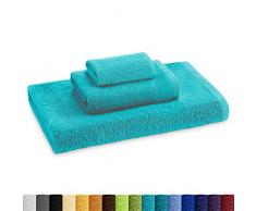 Eiffel Textile qualitÃ Spugna 400 g Tocador Lavabo y Sabana Acquamarina