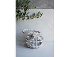 LUXE LODGE Portacandele, Bianco, Unica