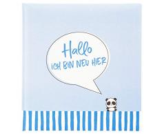 Goldbuch Album Fotografico con 60 Bianche e divisori in Pergamena, con 4 Pagine illustrate, 15 805, Carta, Blu, 30 x 31 cm