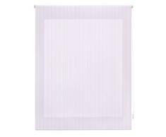 Blindecor Righe Tenda avvolgibile, Tessuto, Lilla, 130 x 180 cm