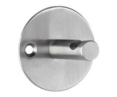 Alco 2847 - Gancio Appendiabiti in Acciaio Inox, ca. 5,2 cm, Argento
