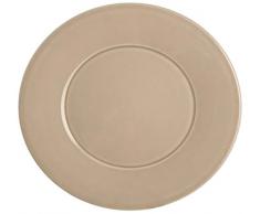 H&H Konik Piatto Piano Beige, 28 cm, Earthware