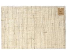 H&H Pengo 10M Ramie Tovaglietta Cotone, 45x30 cm, ramié, Beige, 30x45x1 cm, 2 unitÃ