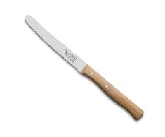 Herder WindmÃ¼hlenmesser Mulino a Vento Pomodoro Coltello con Onda in Legno di faggio