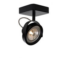 Lucide 31930/12/30Â a, Tala LED Faretto LED da soffitto, dimmerabile, 1Â X 12Â W, 2700Â K, metallo, AR111, Nero, 12Â x 12Â x 20Â cm