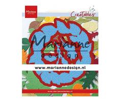 Marianne Design Creatables Fustelle Ghirlanda di Foglie, per Il Taglio e lâEmbossing di Carta per Progetti Creativi, Metallo, Azzurro, small