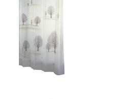 RIDDER 478380-350 â Tenda Doccia con Occhielli, 180 x 200 cm, Colore: Marrone